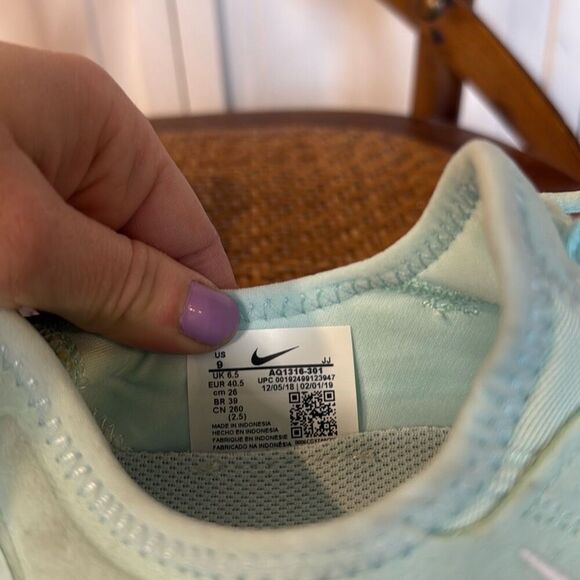 Nike Free run 5 turquoise running sneakers 9 - Picture 9 of 15